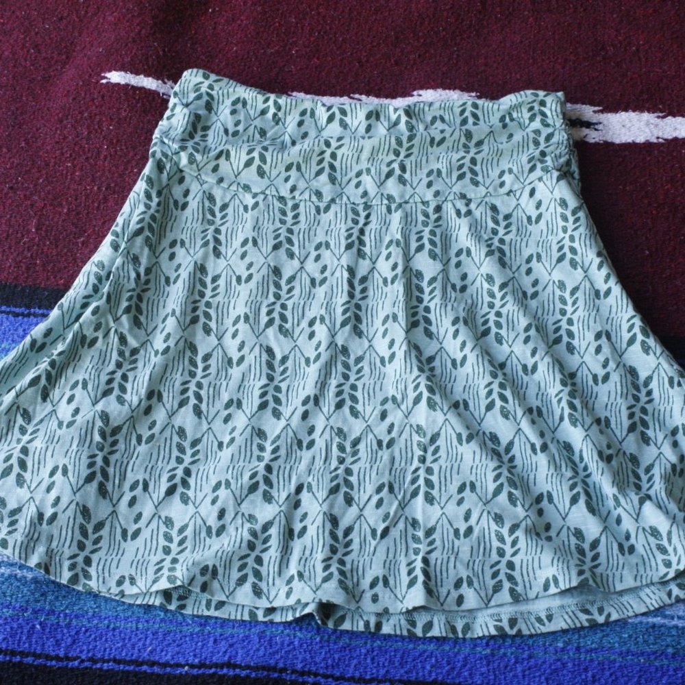 Green Cotton Skirt from Toad & Co.